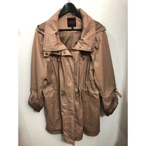 YOKI Plus Size Trench Coat